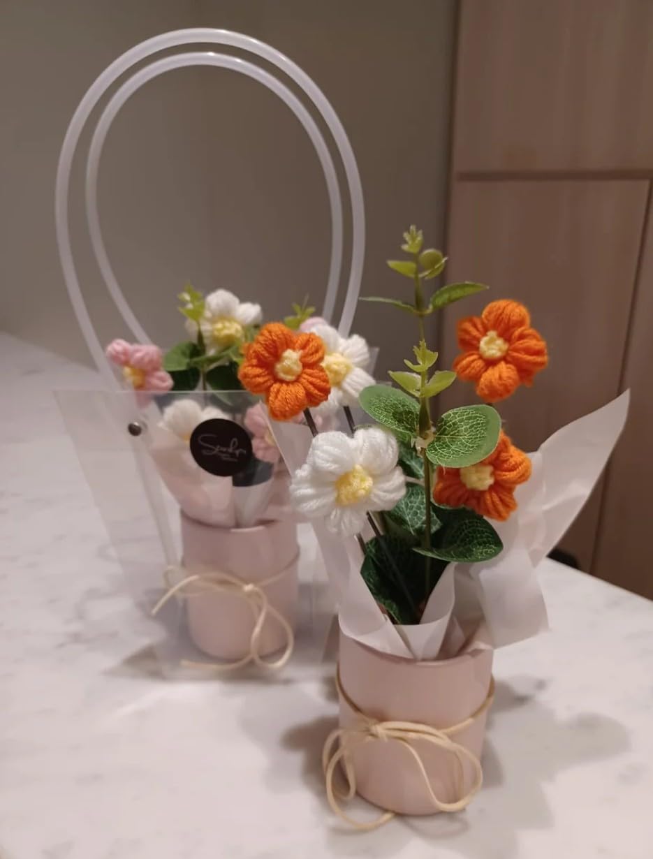 Artificial Crochet Flower Bouquet